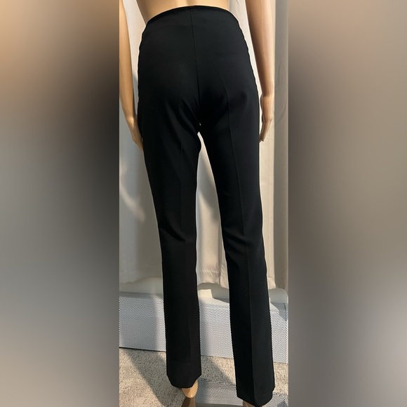 XoXo Flat Front Exposed Zipper Fitted Dress Pants - Picture 2 of 4